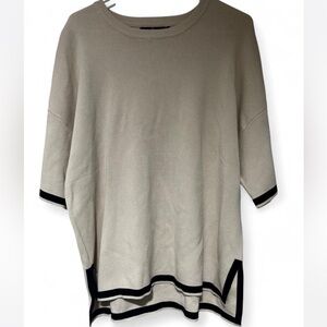 Lilu Tan and Black Women's Sweater